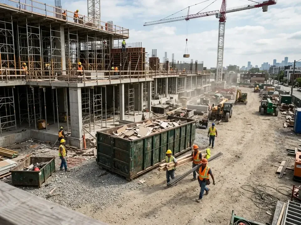 commercial-construction-site-w-002 — frequently asked questions, Low Cost Construction Dumpster Rental in Withamsville, OH